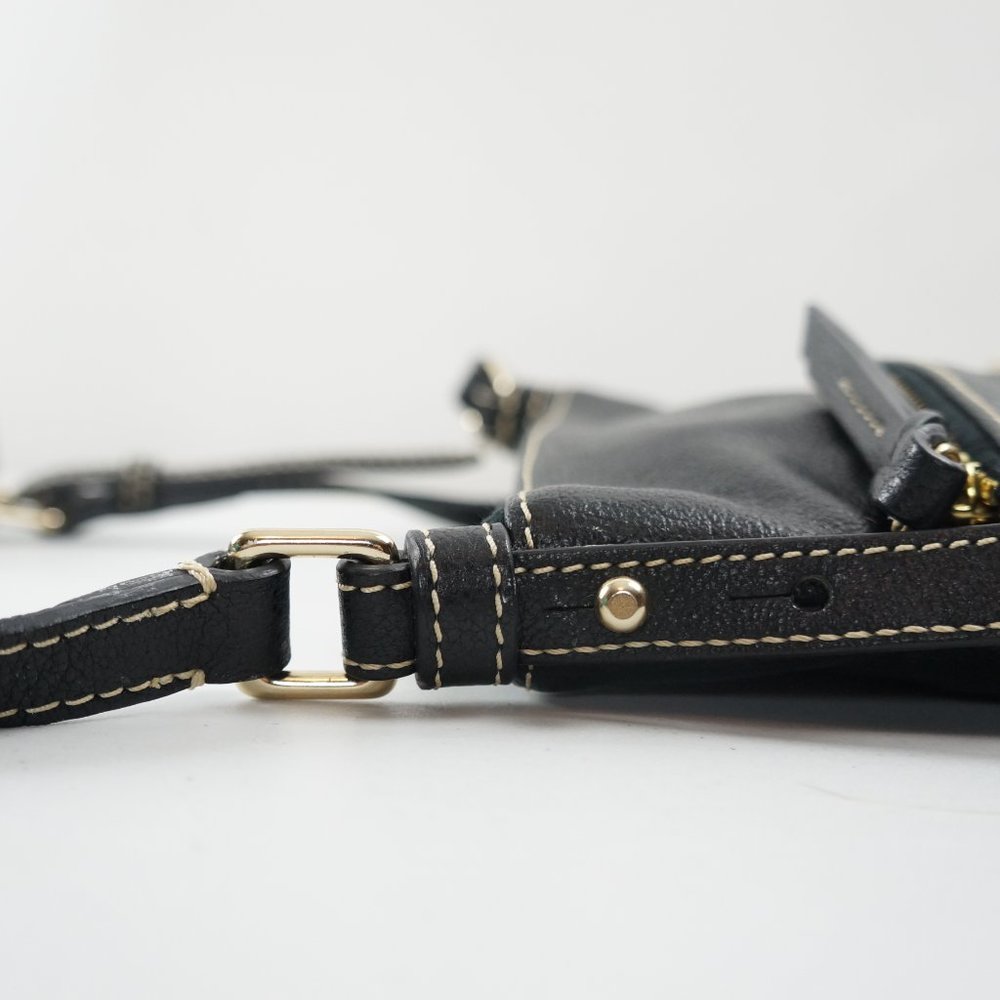Dooney and Bourke Crossbody Bag, Black Purse, Shoulder Strap - Picture 4 of 12